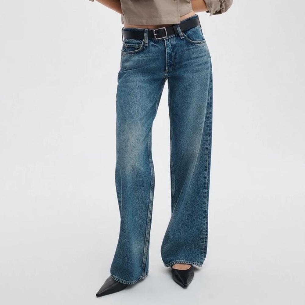NWT Rag & Bone Cam Low Rise Straight Leg Jeans